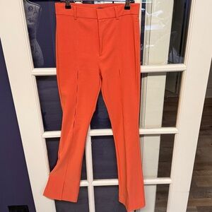 Zara peek-a-boo leg High-Waist Pants